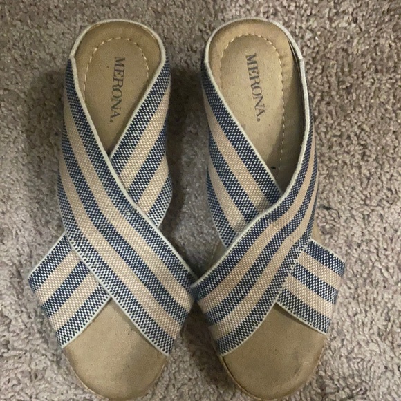 Merona Cork heel sandals - Picture 1 of 3